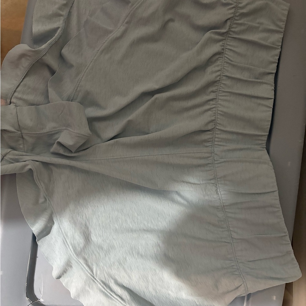 Free People Light blue Ruffled Skort
